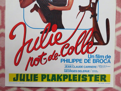 JULIE NOT-DE-COLLE / Julie Gluepot BELGIUM (21"x13") POSTER MARLENE JOBERT 1977