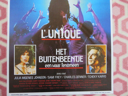 L'UNIQUE BELGIUM (21.5"x14") POSTER JULIA MIGENES JOHNSON SAMI FREY 1986