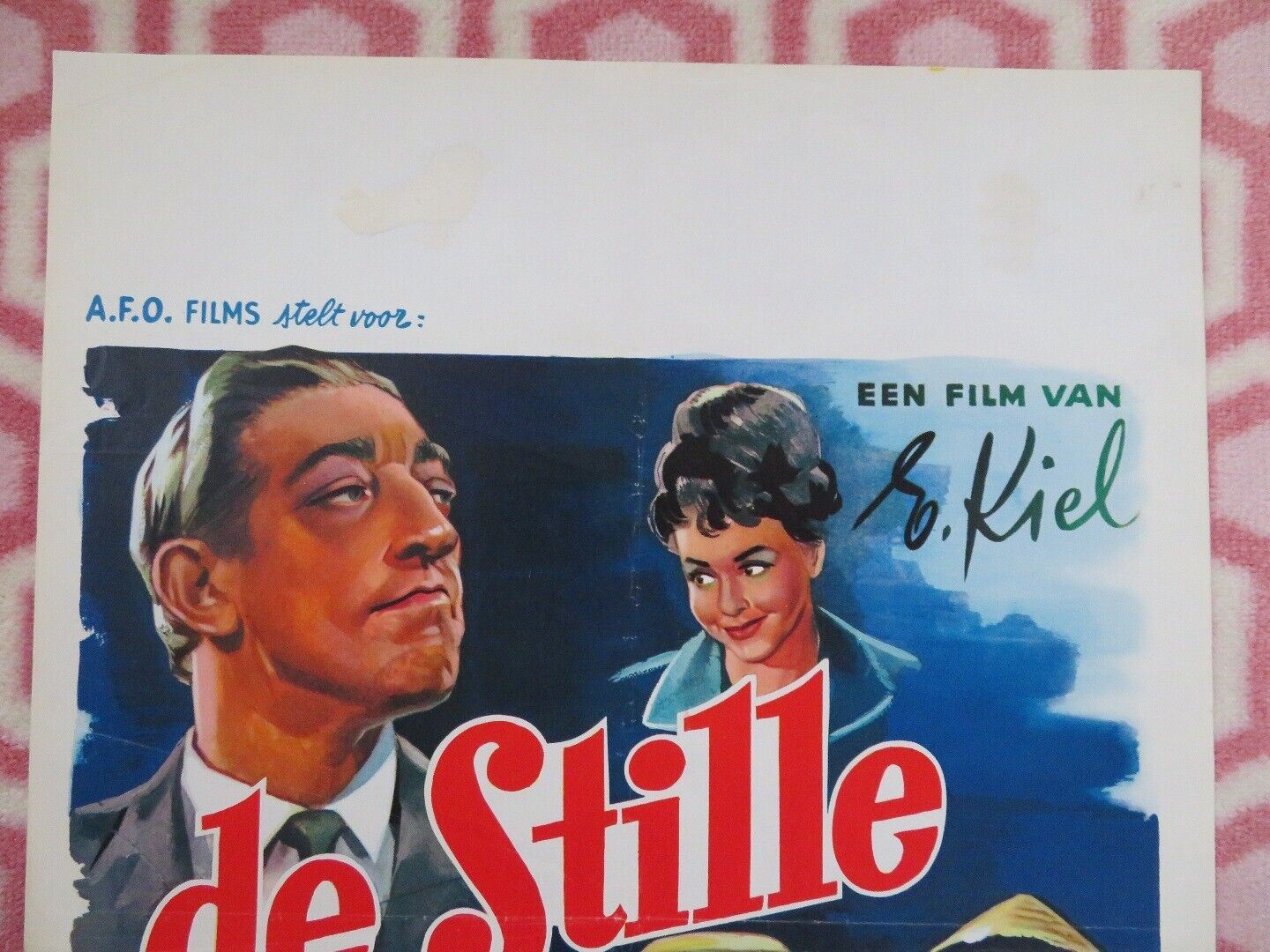 DE STILLE GENIETER BELGIUM (21"x14") POSTER GASTON BERGMANS 1961