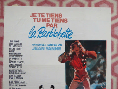 JE TE TIENS TU ME TIENS PAR LA BARBICHETTE BELGIUM (18.5"x14") POSTER 1979