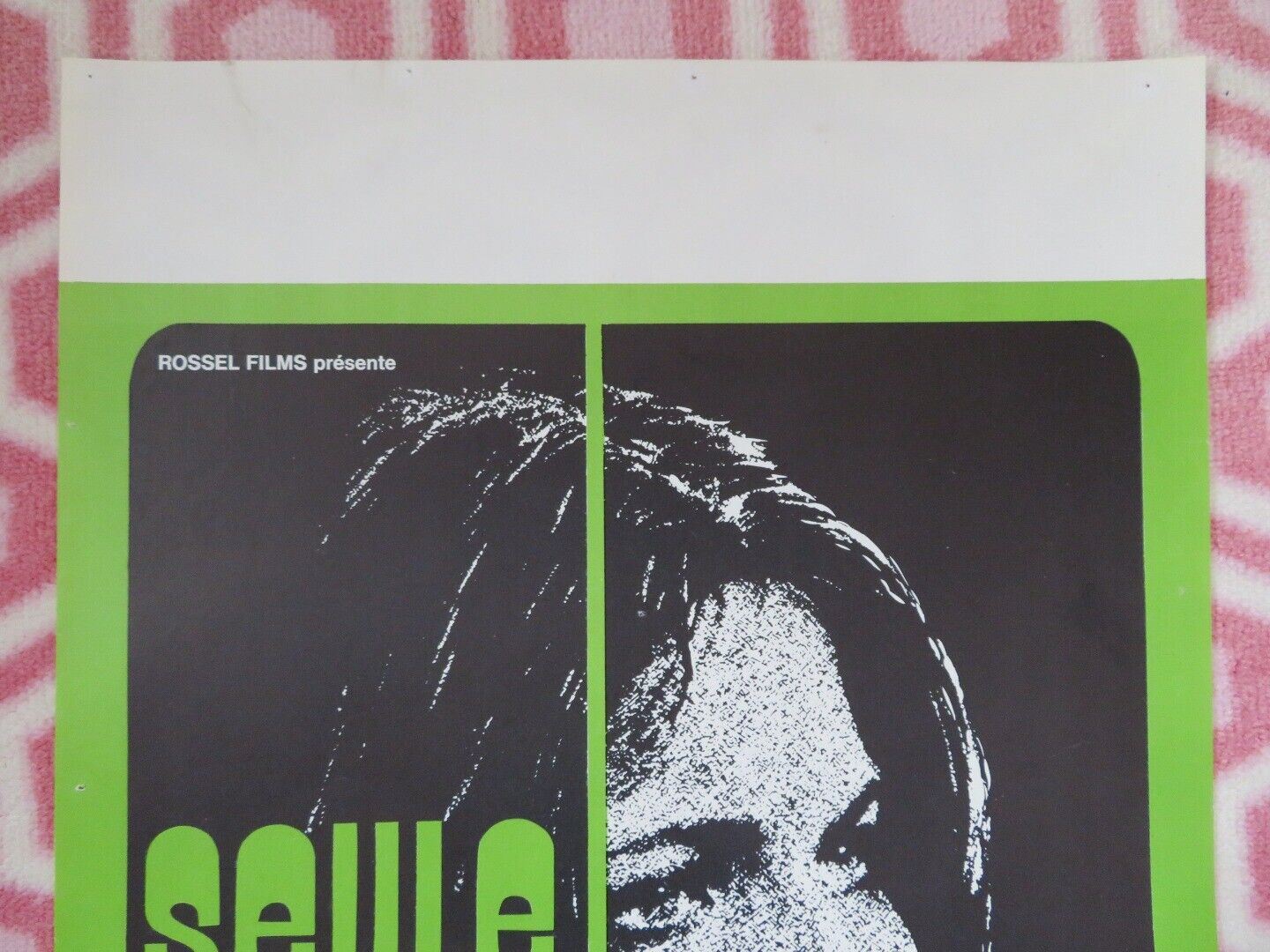 SEULE / The Most Beautiful Wife  BELGIUM (21.5"x13") POSTER ALESSIO ORANO 1970