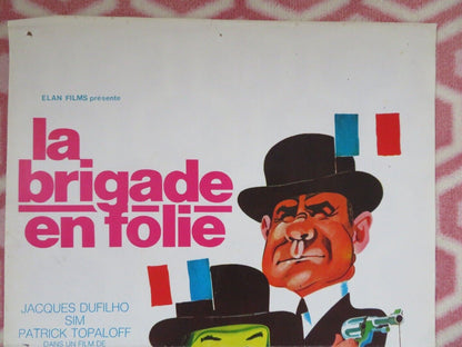 LA BRIGADE EN FOLIE  BELGIUM (21.5"x14.5") POSTER JACQUES DUFILHO 1973