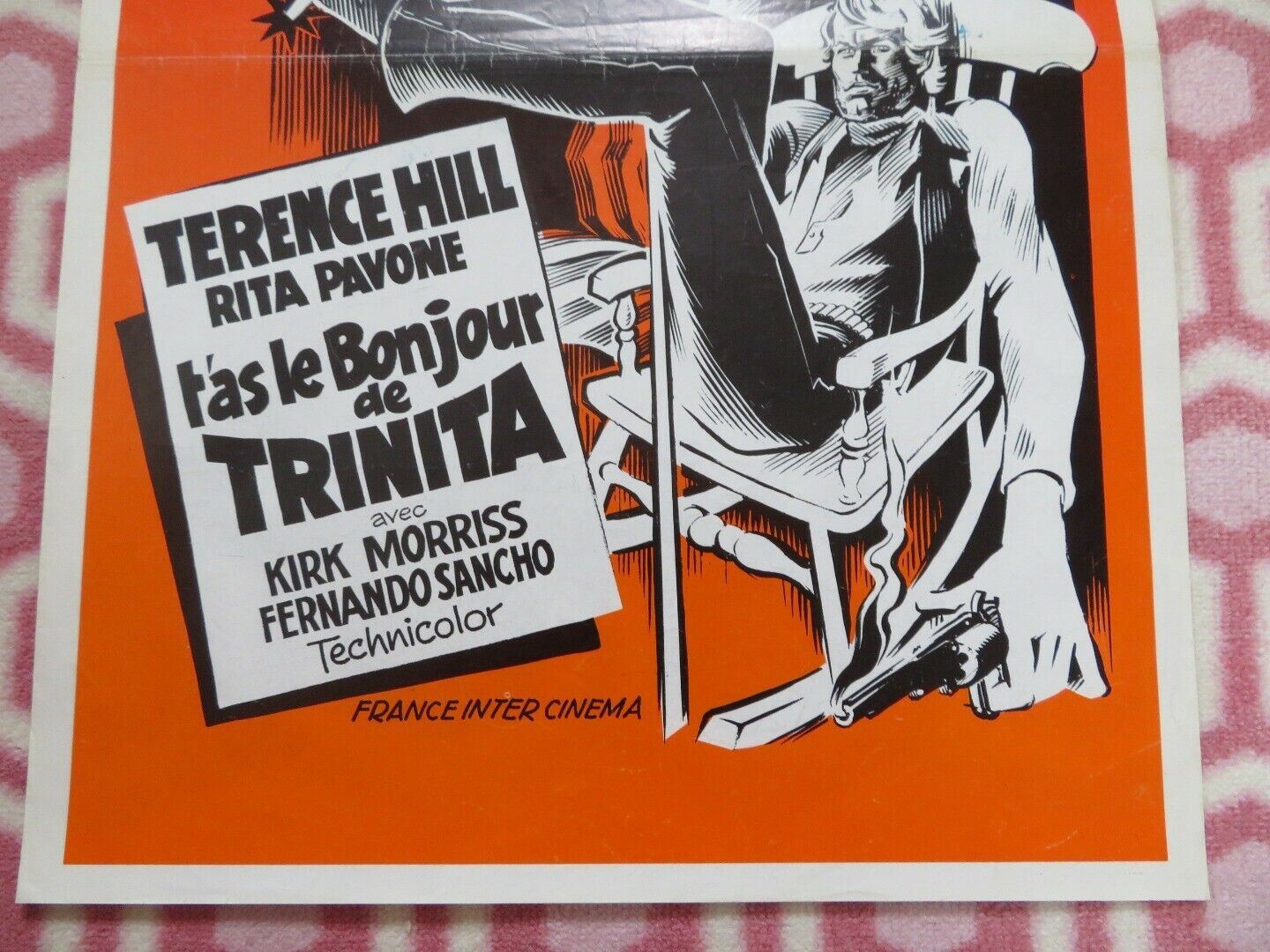 T'AS LE BONJOUR DE TRIITA / Crazy Westerners BELGIUM (20"x14") POSTER 1967