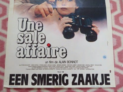 UNE SALE AFFAIRE BELGIUM (21.5"x14.5") POSTER VICTOR LANOUX  MARLENE JOBERT 1981