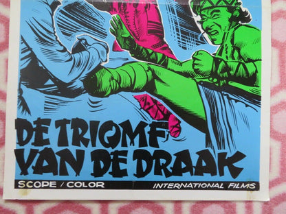 LE TRIOMPHE DU DRAGON /Shen shan hu BELGIUM (21.5"x14.5") POSTER CHUNG TING 1976