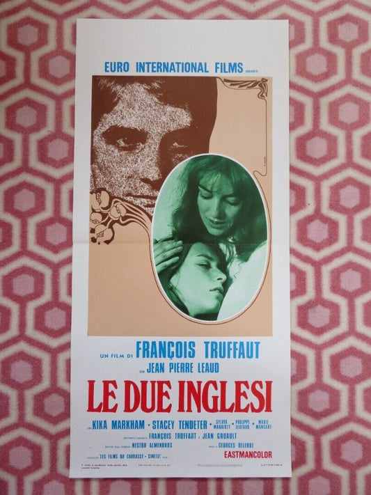 LE DUE INGLESI/ Two English Girls ITALIAN LOCANDINA (27.5"x 13") POSTER 1971