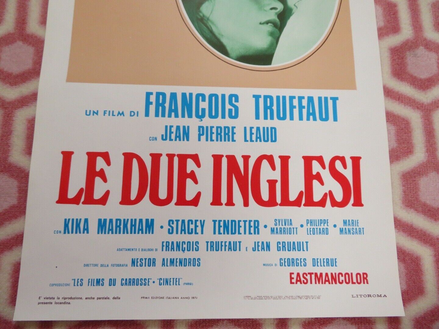 LE DUE INGLESI/ Two English Girls ITALIAN LOCANDINA (27.5"x 13") POSTER 1971