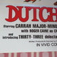 DUTCH TREAT (38" x 25") ADULT FOLDED US ONE SHEET POSTER CARRAH MAJOR 1977