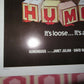 HUMONGUS  FOLDED US ONE SHEET POSTER DAVID WALLACE JANET JULIAN 1982