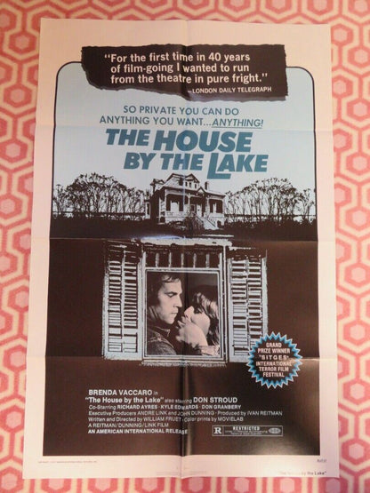 THE HOUSE BY THE LAKE FOLDED US ONE SHEET POSTER BRENDA VACCARO 1977