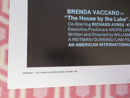 THE HOUSE BY THE LAKE FOLDED US ONE SHEET POSTER BRENDA VACCARO 1977