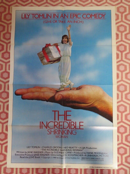 THE INCREDIBLE SHRINKING WOMAN FOLDED US ONE SHEET POSTER CHARLES GRODIN 1980