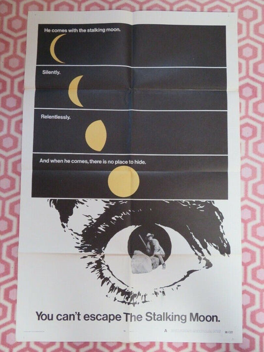 THE STALKING MOON  FOLDED US ONE SHEET POSTER GREGORY PECK 1968