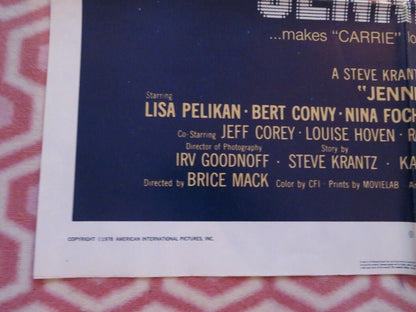 JENNIFER FOLDED US ONE SHEET POSTER BERT CONVYLISA PELIKAN 1978