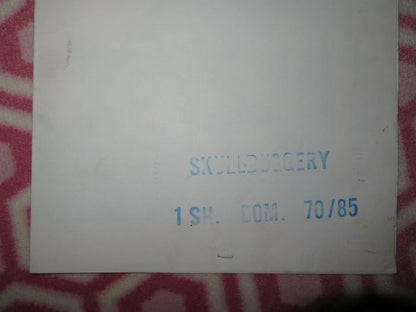 SKULLDUGGERY  FOLDED US ONE SHEET POSTER BURT REYNOLDS SUSAN CLARK 1970