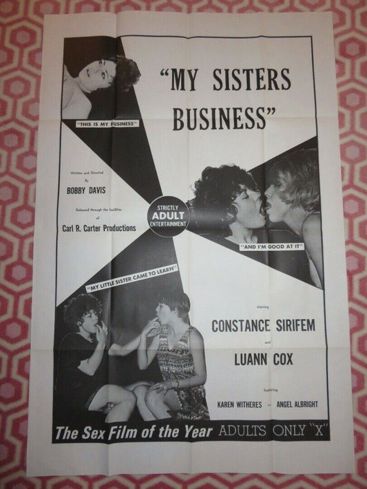 MY SISTERS BUSINESS (42"x28") ADULT FOLDED US ONE SHEET POSTER C SIRIFE 1970