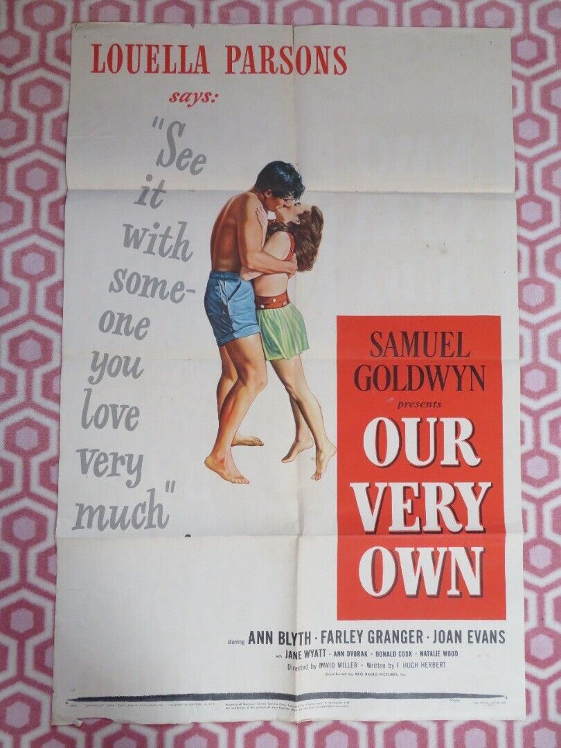 OUR VERY OWN  FOLDED US ONE SHEET POSTER  ANN BLYTH FARLEY GRANGER 1950