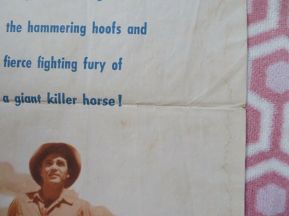 THE LION AND THE HORSE  FOLDED US ONE SHEET POSTER STEVE COCHRAN 1952