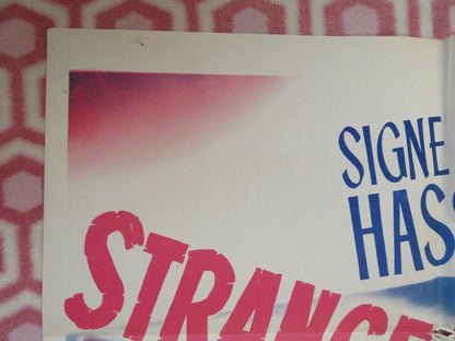 STRANGE TRIANGLE FOLDED US ONE SHEET POSTER SIGNE HASSO PRESTON FOSTER 1946