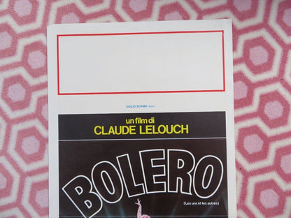 BOLERO ITALIAN LOCANDINA (28"x13") POSTER CLAUDE LELOUCH 1981