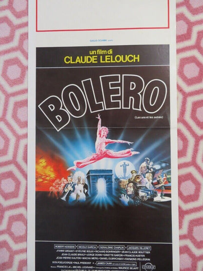 BOLERO ITALIAN LOCANDINA (28"x13") POSTER CLAUDE LELOUCH 1981