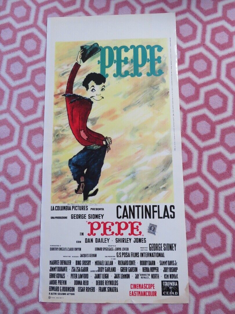 PEPE ITALIAN LOCANDINA (27.5"x13") POSTER CANTINFLAS DAN DAILEY 1961