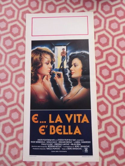 E... LA VITA E' BELLA /Life Is Beautiful ITALIAN LOCANDINA (27.5"x13.5") POSTER