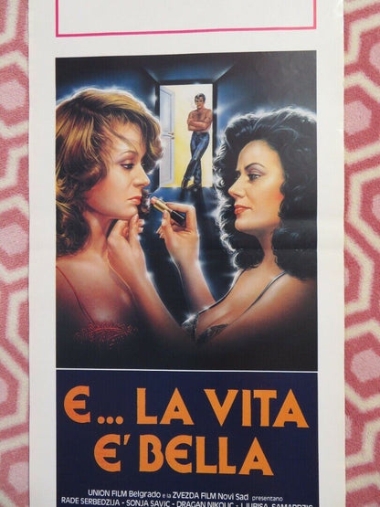 E... LA VITA E' BELLA /Life Is Beautiful ITALIAN LOCANDINA (27.5"x13.5") POSTER