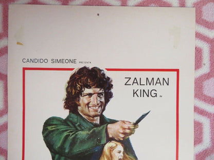 STUPRO SELVAGGIO ITALIAN LOCANDINA (27.5"x12.5") POSTER  ZALMAN KING 1975