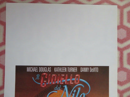 IL GIOELLO DEL NIRO ITALIAN LOCANDINA (27.5"x12.5") POSTER MICHAEL DOUGLAS 1985