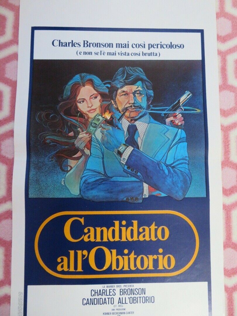 CANDIDATO ALL'OBITORIO / St. Ives ITALIAN LOCANDINA (27.5"x13") POSTER 1976