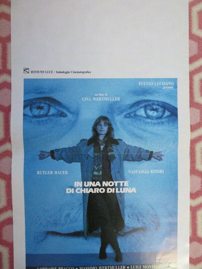 IN UNA NOTTE DI CHIARO DI LUNA  ITALIAN LOCANDINA (27.5"x13") POSTER 1989