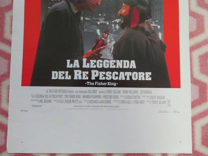 THE FISHER KING ITALIAN LOCANDINA (27.5"x13") POSTER JEFF BRIDGES WILLIAMS 1991