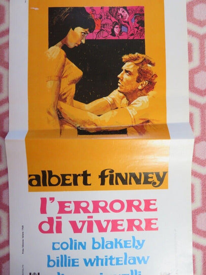 L'ERRORE DI VIVERE / Charlie Bubbles ITALIAN LOCANDINA (27.5"x13") POSTER 1968