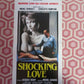 SHOCKING LOVE ITALIAN LOCANDINA (27.5"x13") POSTER  MICHEL SERRAULT 1985