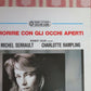 SHOCKING LOVE ITALIAN LOCANDINA (27.5"x13") POSTER  MICHEL SERRAULT 1985