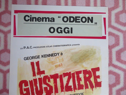 IL GIUSTIZIERE / The 'Human' Factor ITALIAN LOCANDINA (27"x13") POSTER 1975