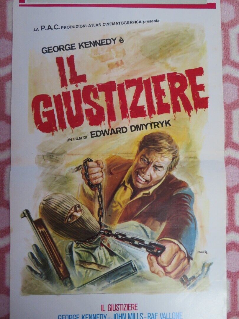 IL GIUSTIZIERE / The 'Human' Factor ITALIAN LOCANDINA (27"x13") POSTER 1975