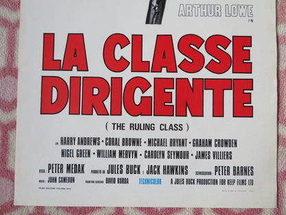 LA CLASSE DIRIGENTE / THE RULING CLASS ITALIAN LOCANDINA (27.5"x13") POSTER 1973