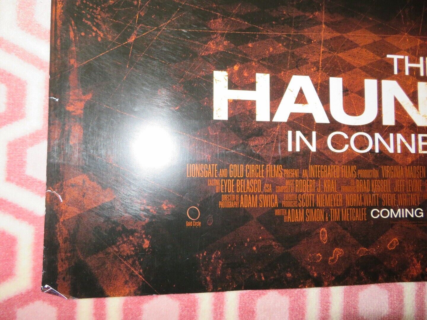 THE HAUNTING IN CONNECTICUT  US ONE SHEET ROLLED POSTER PETER CORNWELL 2009