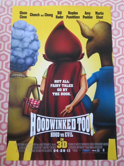 HOODWINKED TOO! HOOD VS EVIL US ONE SHEET ROLLED POSTER GLENN CLOSE 2011