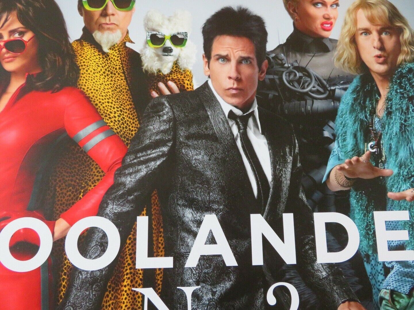 ZOOLANDER 2  US ONE SHEET ROLLED POSTER BEN STILLER OWEN WILSON 2016