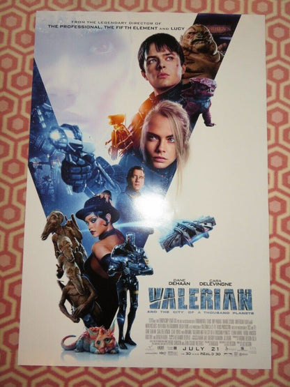 VALERIAN AND THE CITY OFF A THOUSAND PLANETS  US ONE SHEET ROLLED POSTER 2017