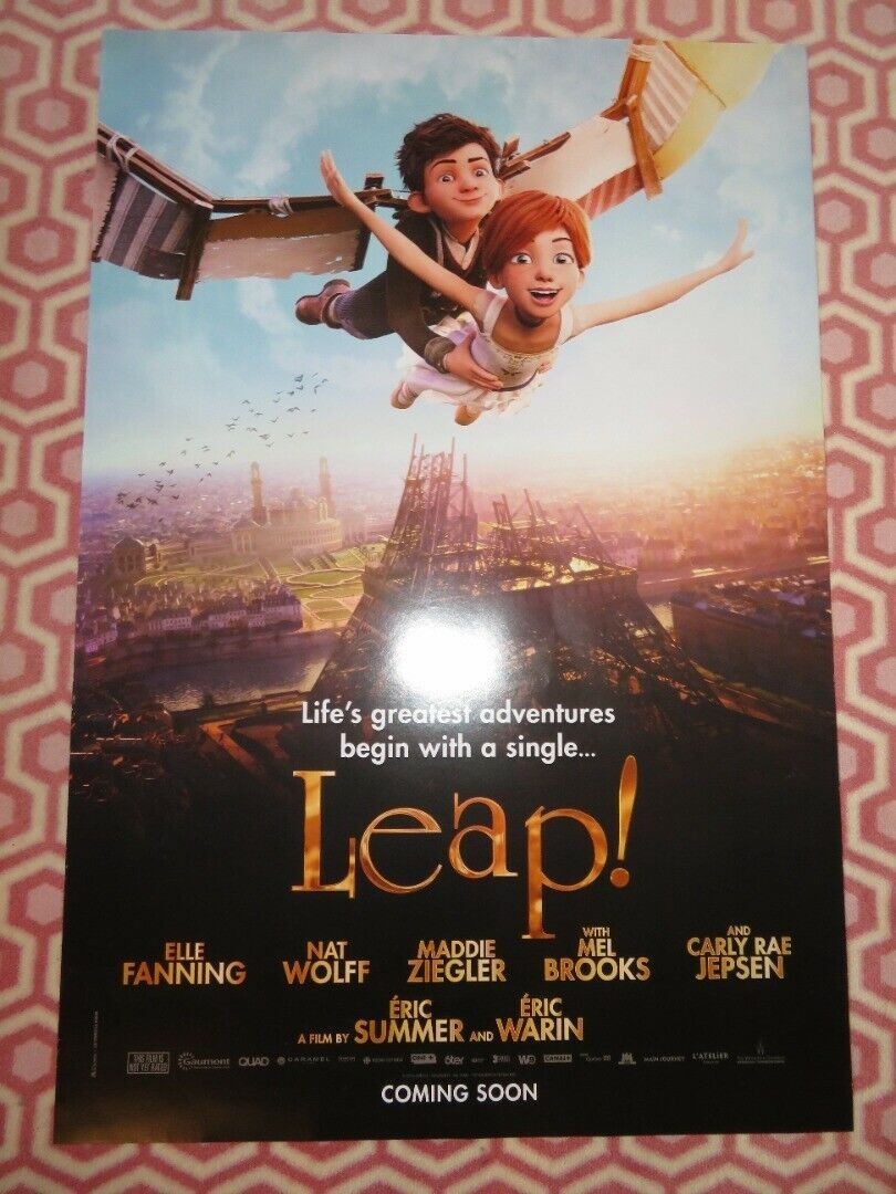 LEAP! US ONE SHEET ROLLED POSTER ELLE FANNING NAT WOLFF 2016