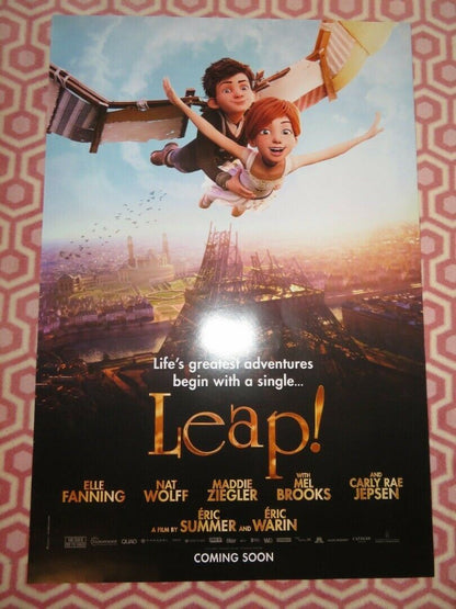 LEAP! US ONE SHEET ROLLED POSTER ELLE FANNING NAT WOLFF 2016