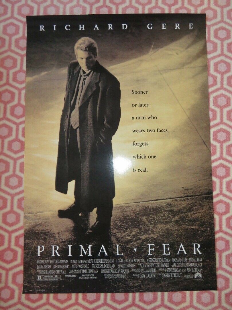 PRIMAL FEAR  US ONE SHEET ROLLED POSTER RICHARD GERE LAURA LINNEY 1996