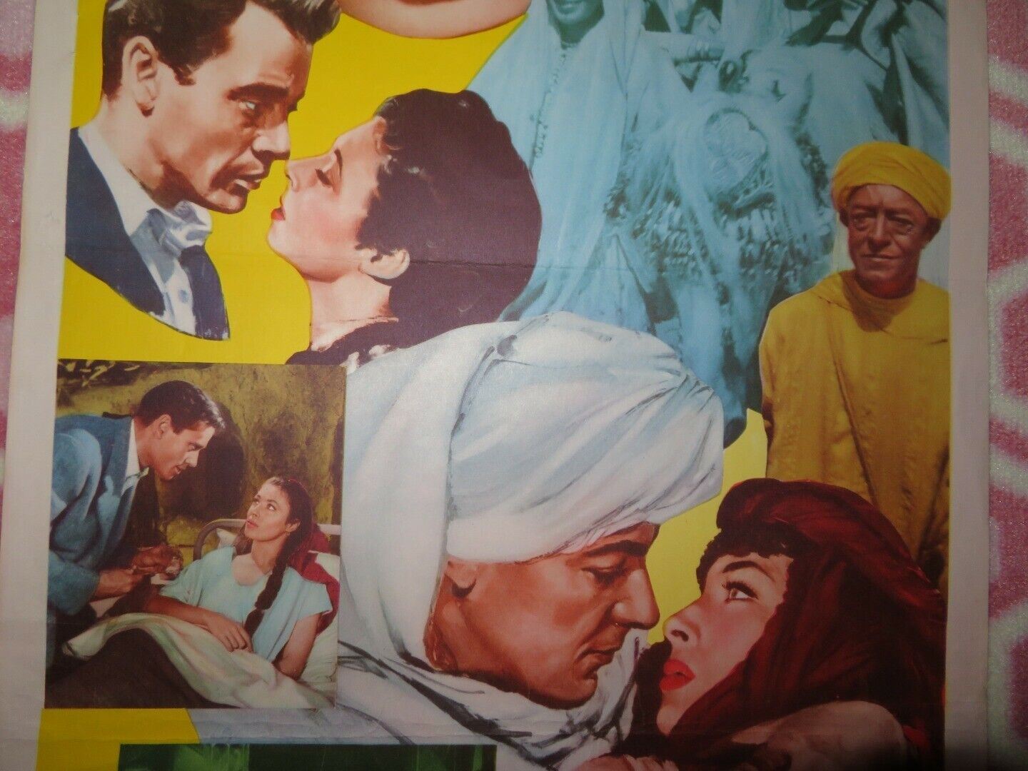 SAADIA  US INSERT (14"x 36") POSTER CORNEL WILDE MEL FERRER 1954