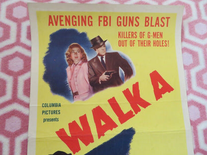 WALK A CROOKED MILE  US INSERT (14"x 36") POSTER LOIS HAYWARD DENNIS O'KEEFE '48