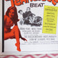 THAT TENNESSEE BEAT  US INSERT (14"x 36") POSTER MINNIE PEARL MERLE TRAVIS 1966