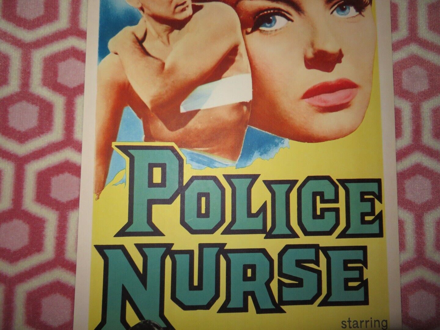 POLICE NURSE  US INSERT (14"x 36") POSTER KEN SCOTT MERRY ANDERS 1963